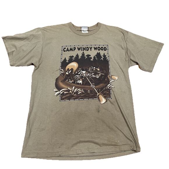 Vintage 90s Medium Looney Tunes T-Shirt Grunge Distressed USA Made Tee Cartoon - Picture 1 of 9